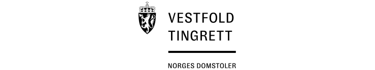 Vestfold tingrett logo
