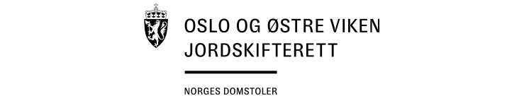 Oslo og Østre Viken jordskifterett logo