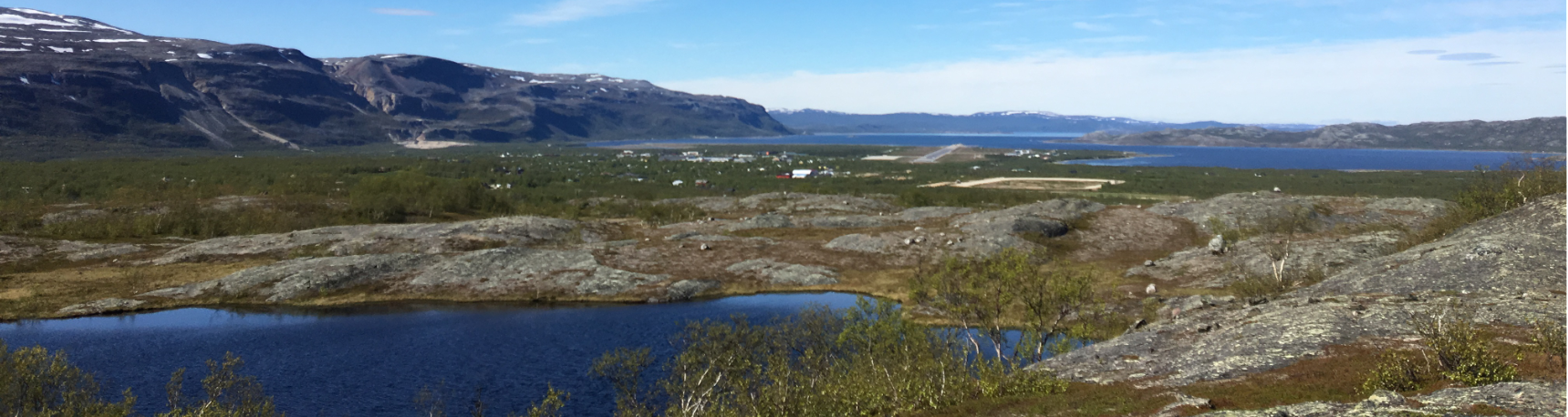 Oversiktsbilde mot lakselv