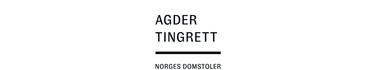 Agder tingrett - Utgått logo