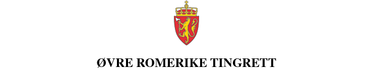 Øvre Romerike tingrett logo