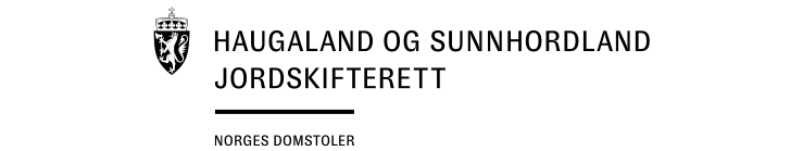 Haugalandet og Sunnhordland jordskifterett logo