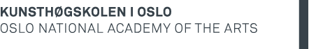 Kunsthøgskolen i Oslo logo
