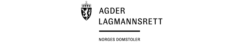 Agder lagmannsrett logo