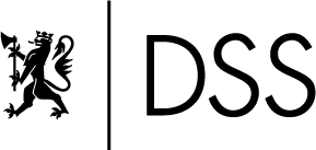 Departementenes sikkerhets- og serviceorganisasjon (DSS) logo