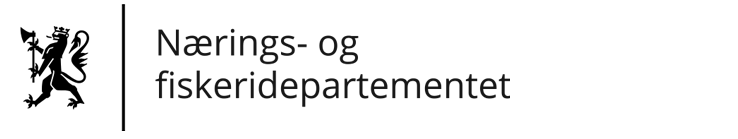 Nærings- og fiskeridepartementet logo