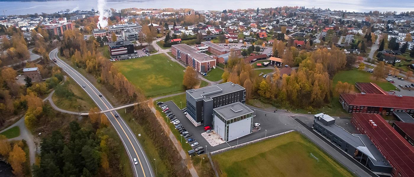 Gjøvik campus Foto: Saltvik Media/NTNU