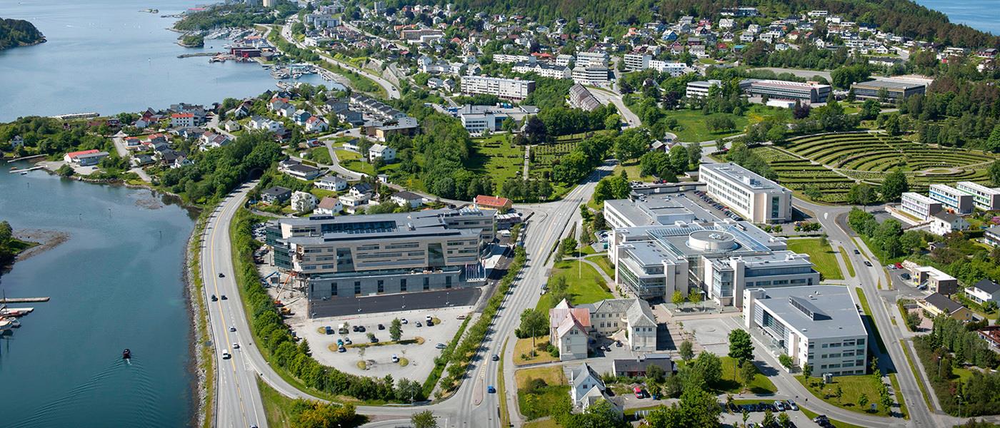 Ålesund campus oversikt Foto: Karl Otto Kristiansen/NTNU